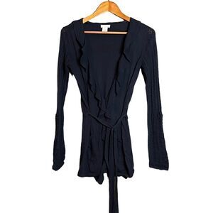 3 for $30! Dept navy belted cardigan. Size xs